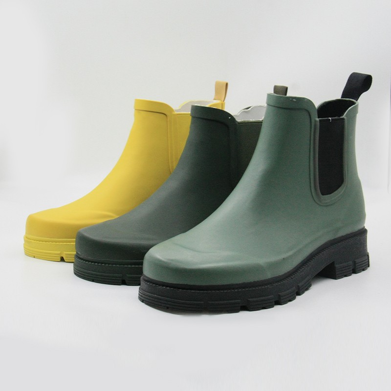 Fashion last Chelsea rubber rain boot for women wholesale