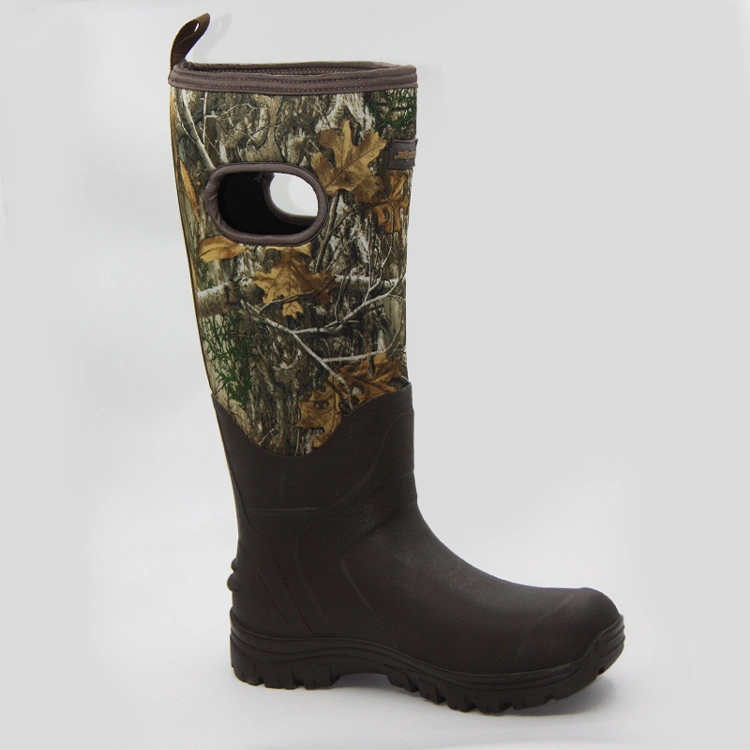 Waterproof Neoprene Camo Hunting Rain Boots