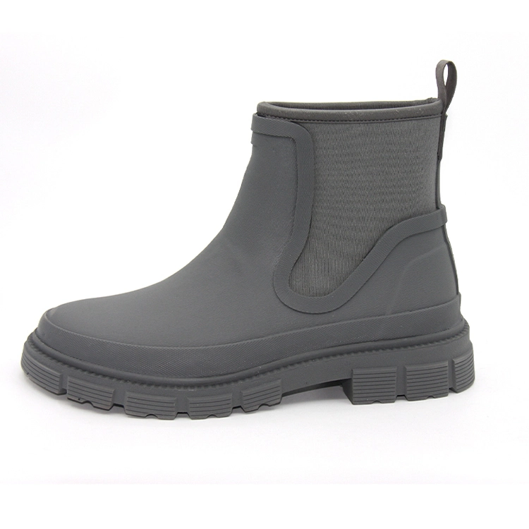 Neoprene lined Chelsea wellington boots