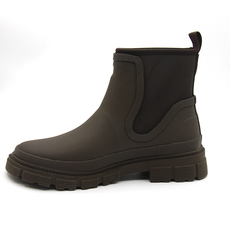 Neoprene lined Chelsea wellington boots