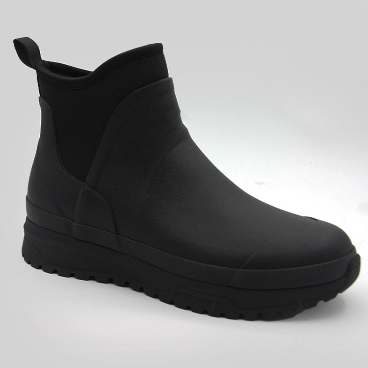 Neoprene collar wide fit ankle Chelsea wellies