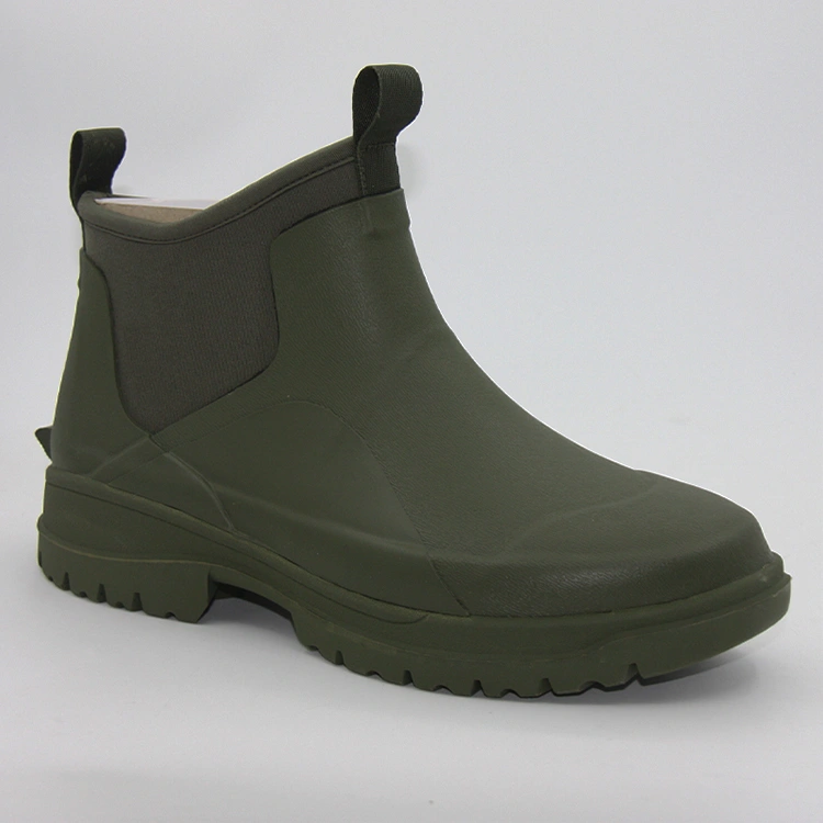 Neoprene collar wide fit ankle Chelsea wellies