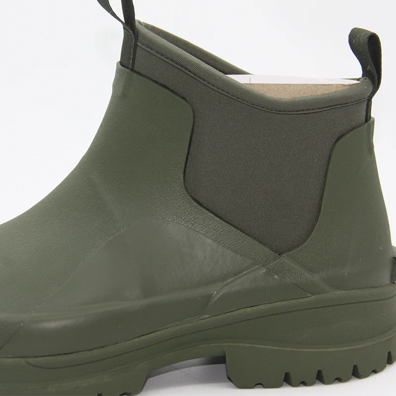 Neoprene collar wide fit ankle Chelsea wellies