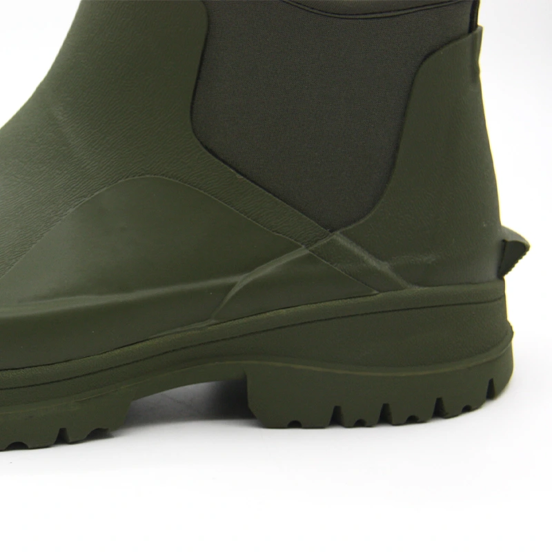 Neoprene collar wide fit ankle Chelsea wellies