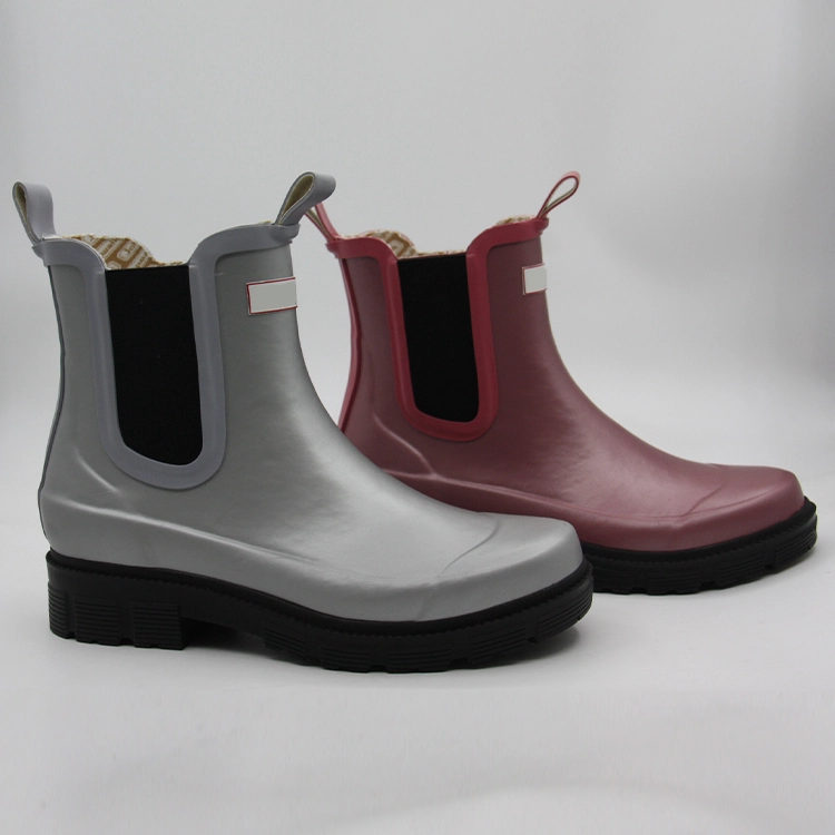 Rubber ankle Chelsea Wellington boots