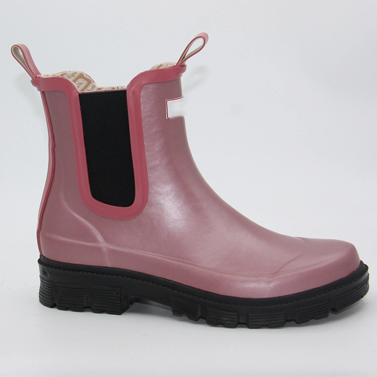 Rubber ankle Chelsea Wellington boots