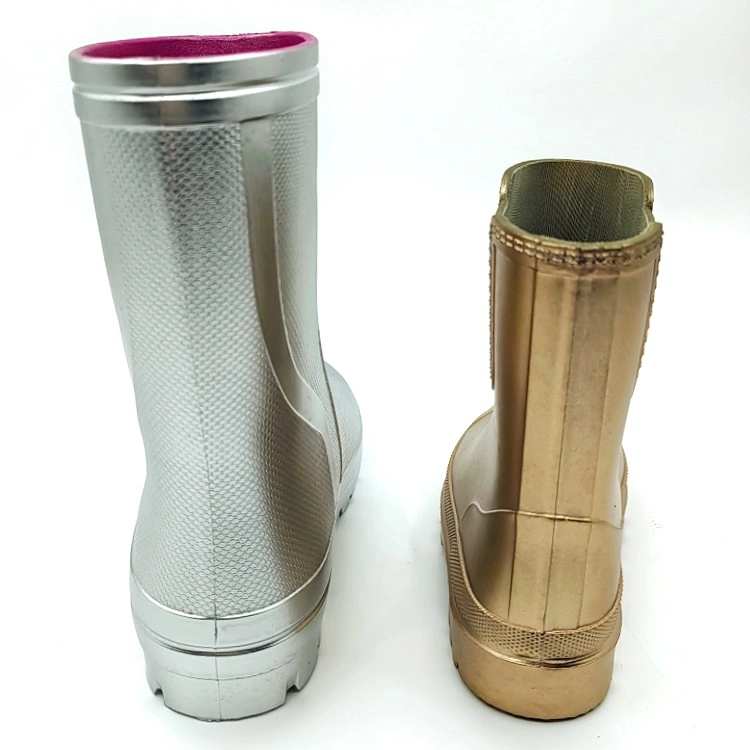 Shiny rubber boots for children