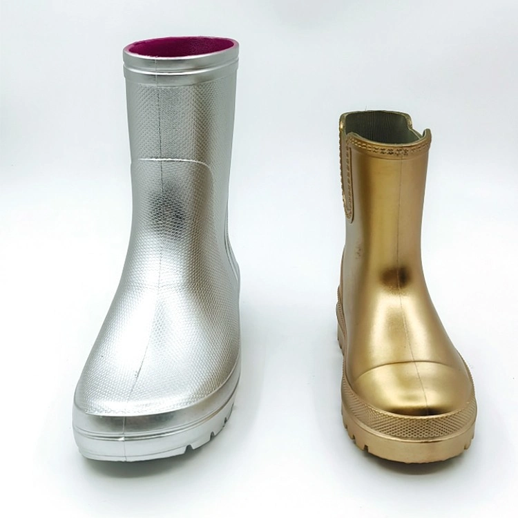 Shiny rubber boots for children