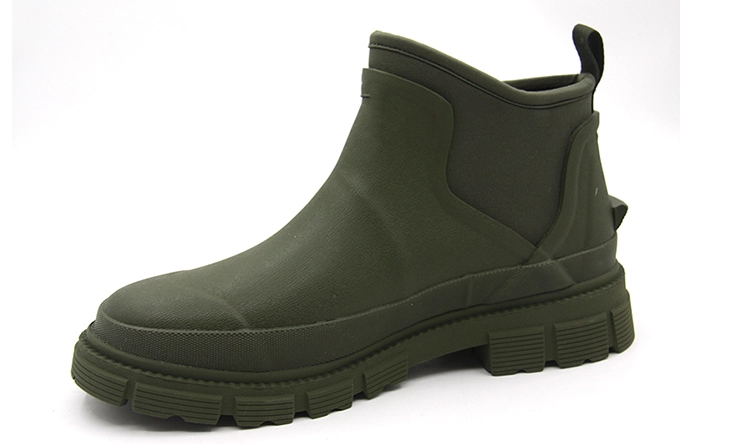 ankle high short Chelsea rain boots for women
