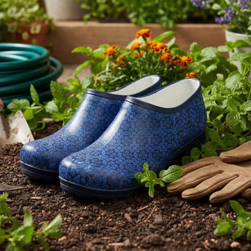 OEM Druck Pelz gefüttert niedrigen Schnitt Gummistiefel