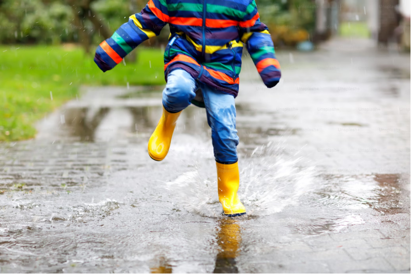 kids' waterproof rain boots