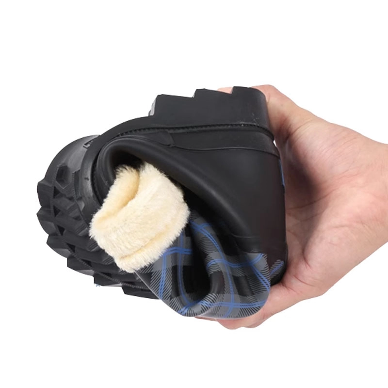 Fur lined winter rubberboots for women