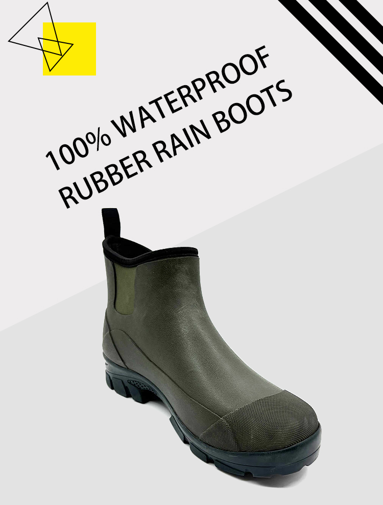 Neoprene slip on ankle garden shoes factory