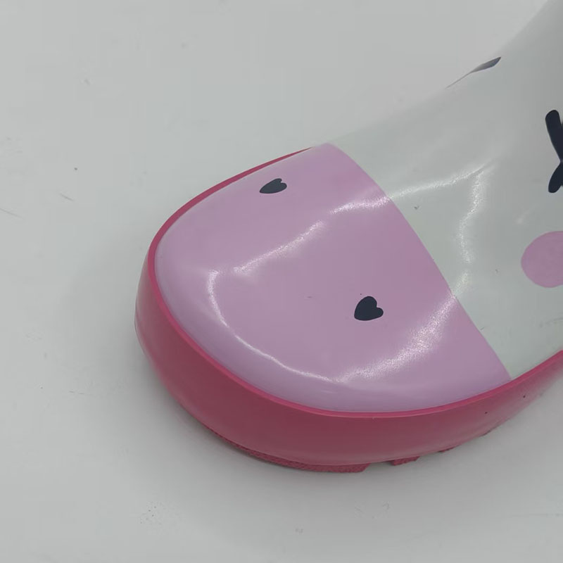 Easy-on handles children 3D printing rubber boots