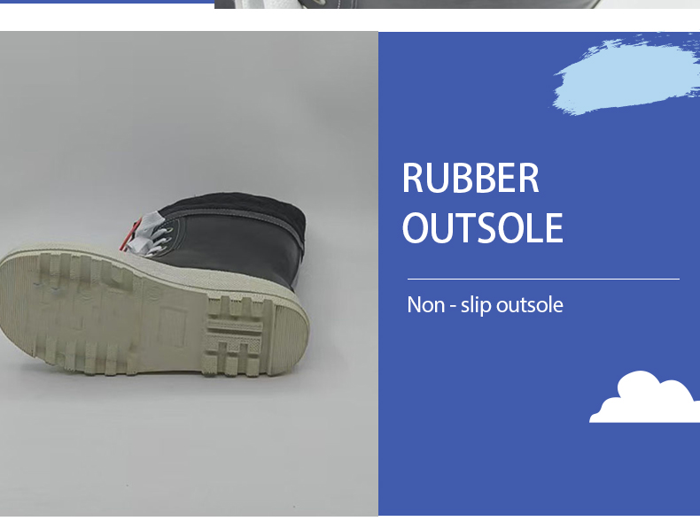 OEM lace up children rubber wellies rain boots
