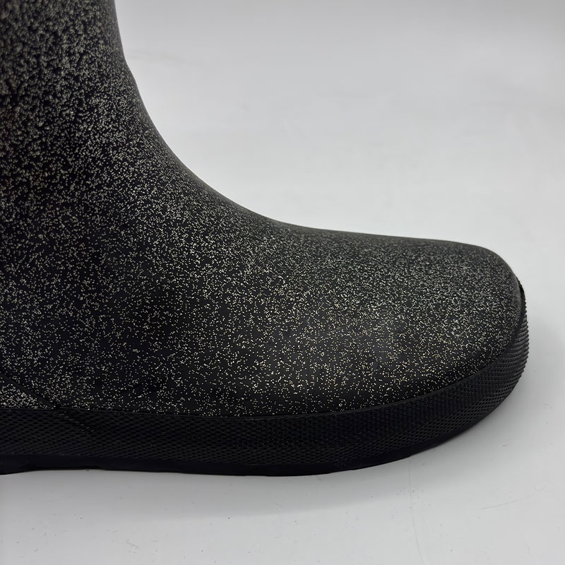 Glitter rubber rainboots for women kids