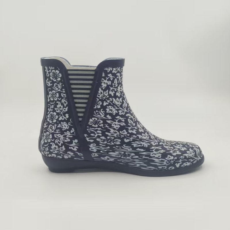 OEM Printed Waterproof Chelsea Rain Booties