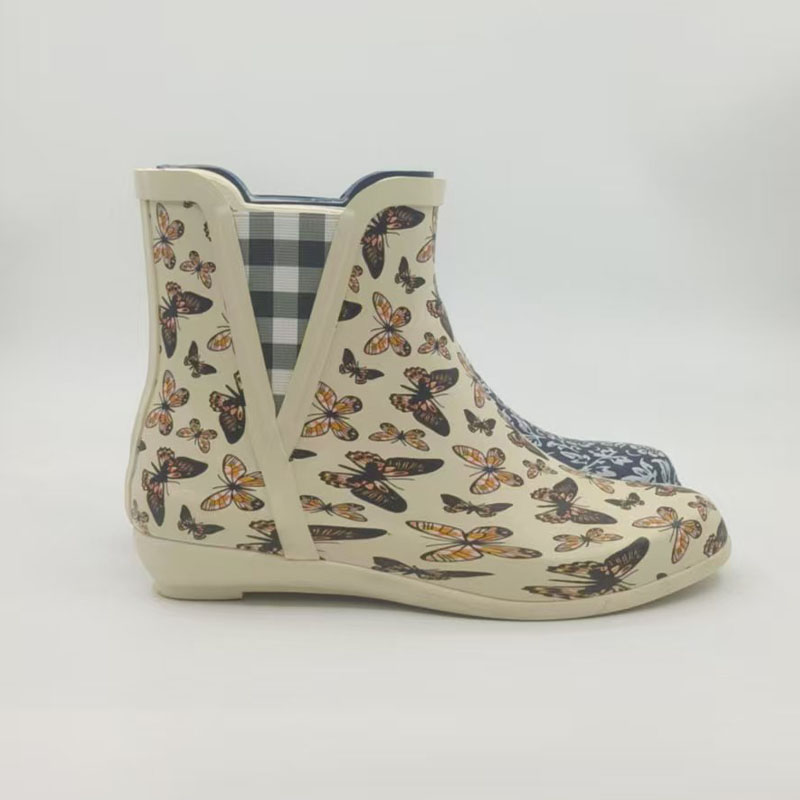 OEM Printed Waterproof Chelsea Rain Booties