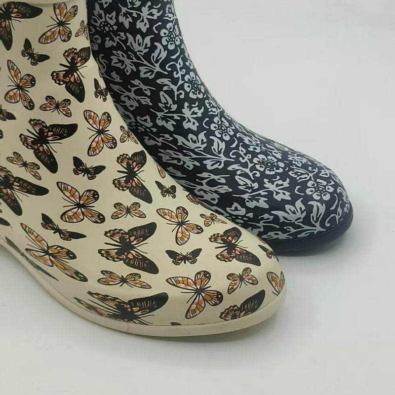 OEM Printed Waterproof Chelsea Rain Booties