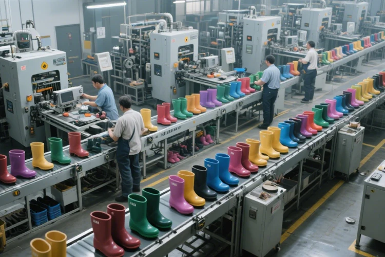 Mens waterproof PVC ankle gumboots