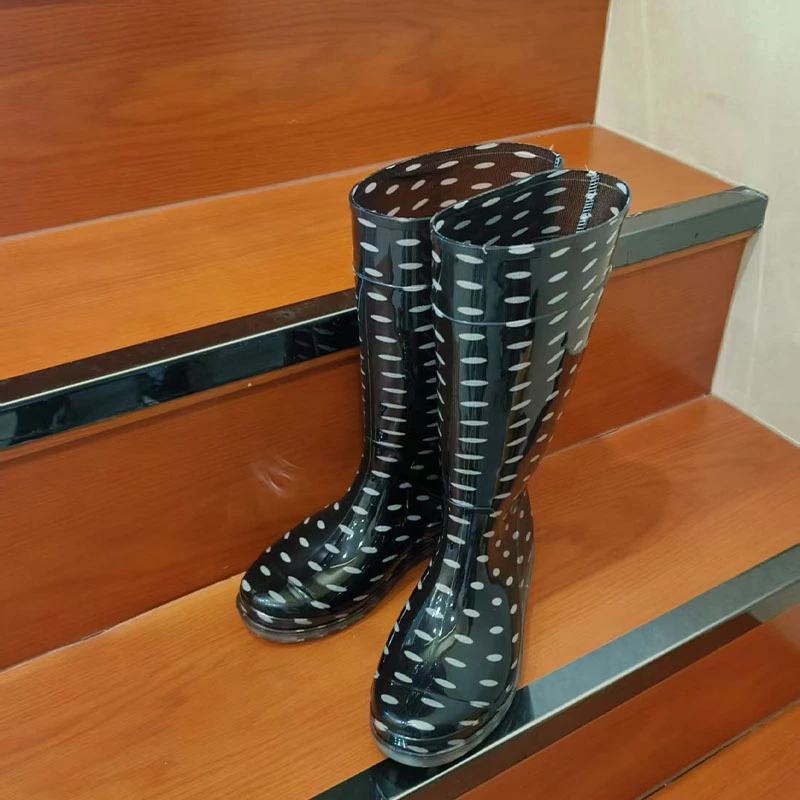 Women transparent thigh high boots