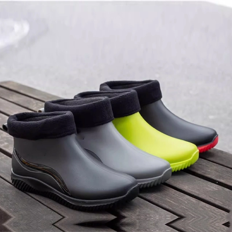 Women short PVC wellington boots