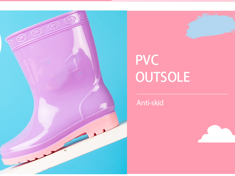 Wholesale PVC Transparent Jelly Boots for Children & Women
