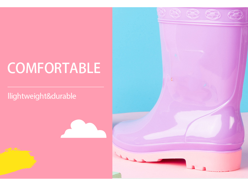 Wholesale PVC Transparent Jelly Boots for Children & Women