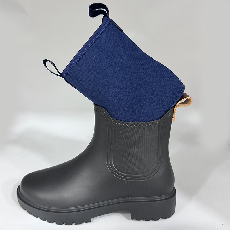 Women EVA Chelsea rain boots with neoprene sock