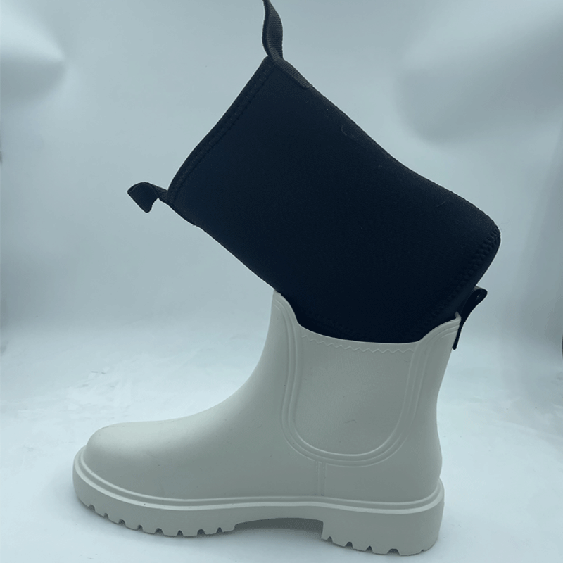 Women EVA Chelsea rain boots with neoprene sock