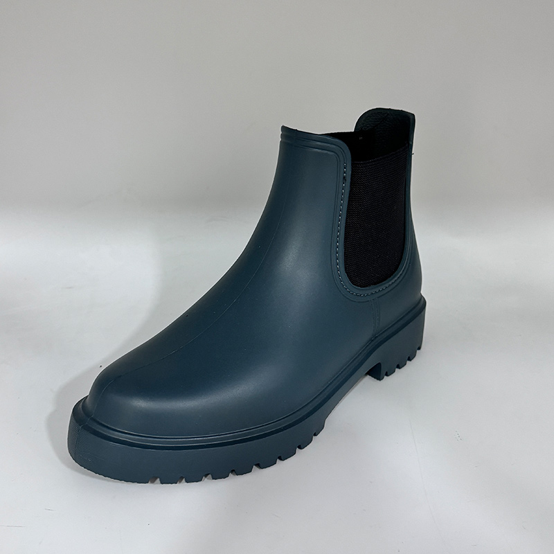 Ankle high neoprene lined women EVA Chelsea rain boots