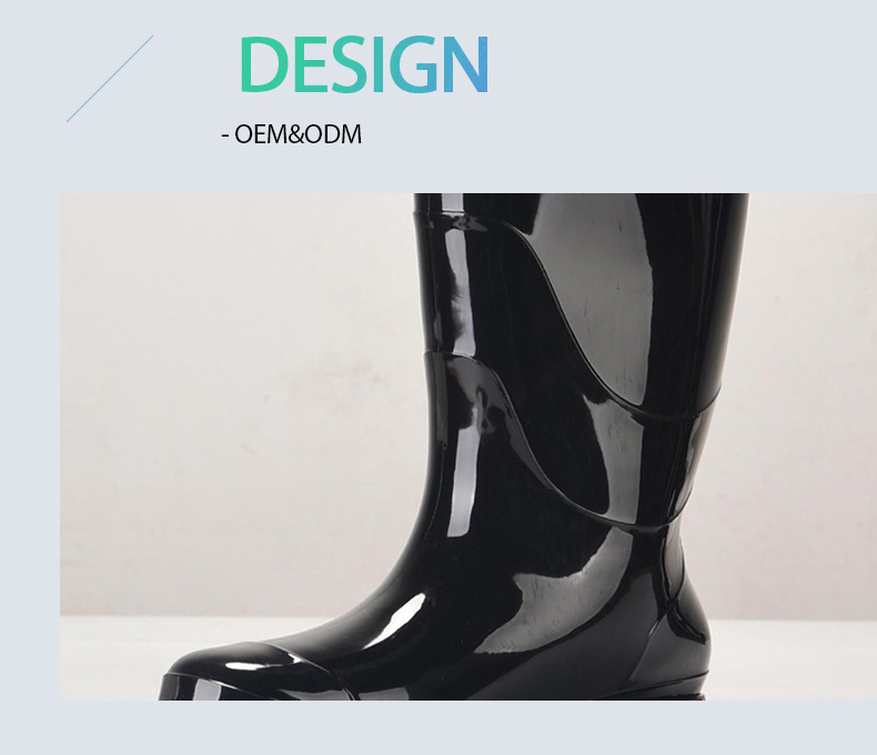 Tall Tube mens waterproof PVC motocycle boots