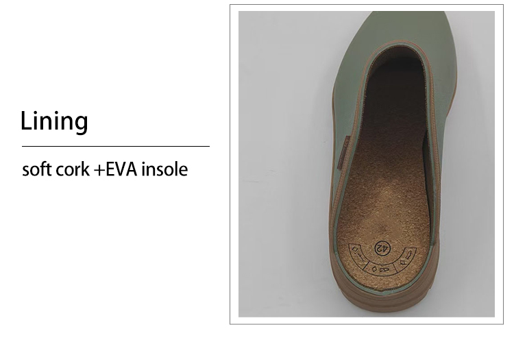 Neoprene lined non slip rubber slipper clogs