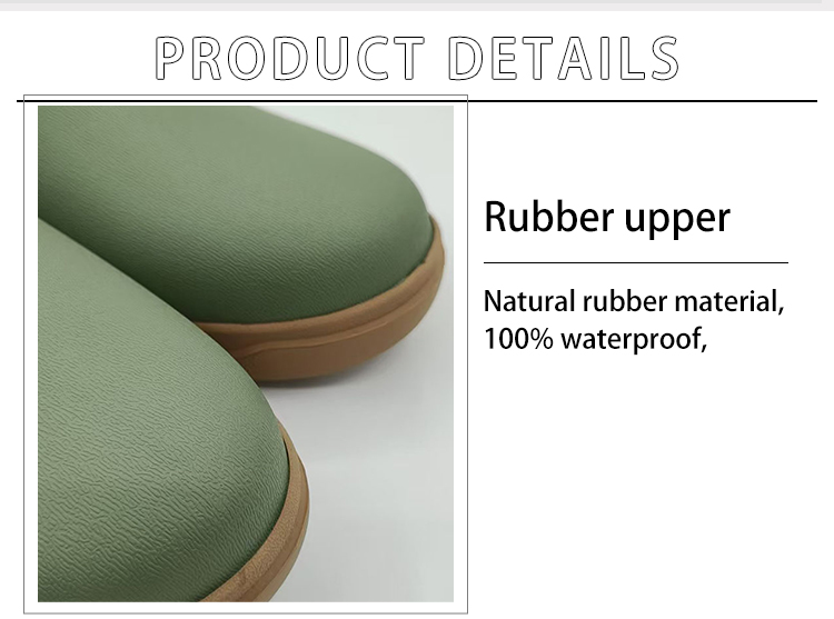 Neoprene lined waterproof rubber garden shoes