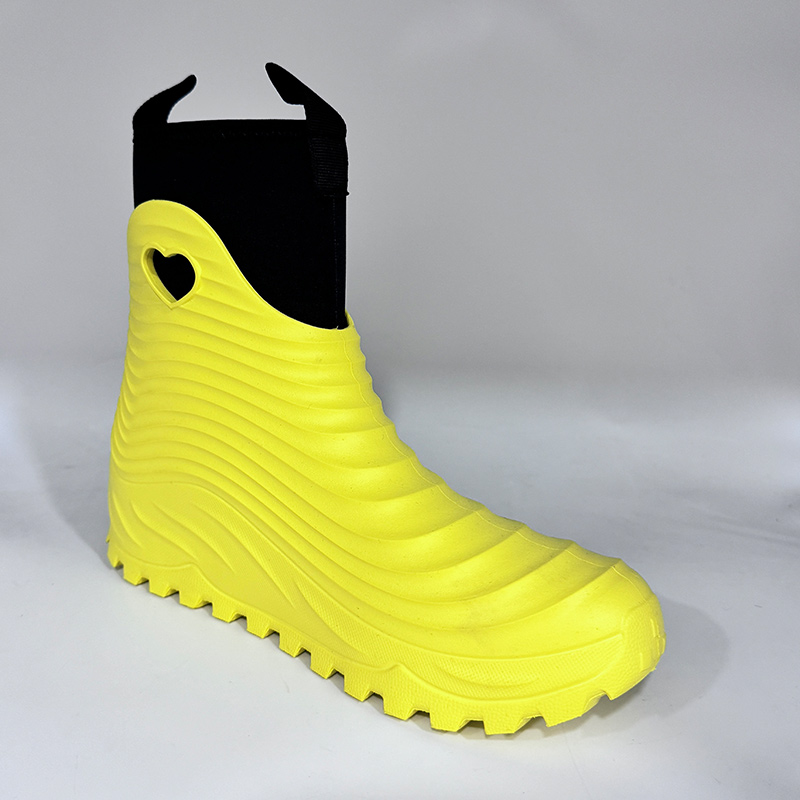 Colorful ultra-light EVA rain snow boots with removable neoprene socks