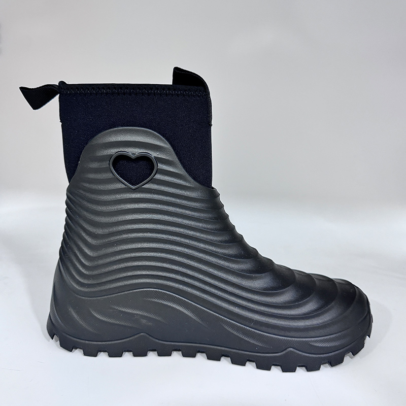 Colorful ultra-light EVA rain snow boots with removable neoprene socks