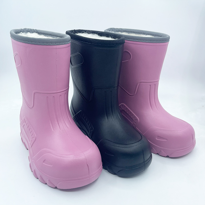 Children's Ultralight Eva Insulated Rain Boots for Kids Girls Boys