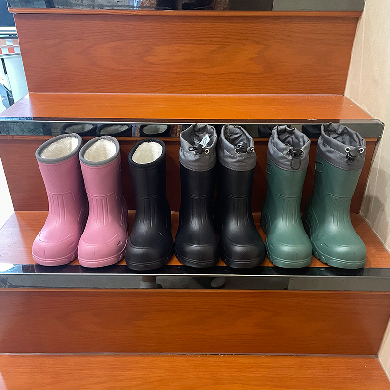 Children’s Ultralight Eva Insulated Rain Boots for Kids Girls Boys