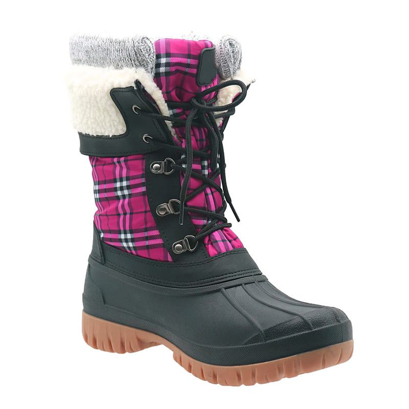 Custom waterproof winter boots for ladies whlesale