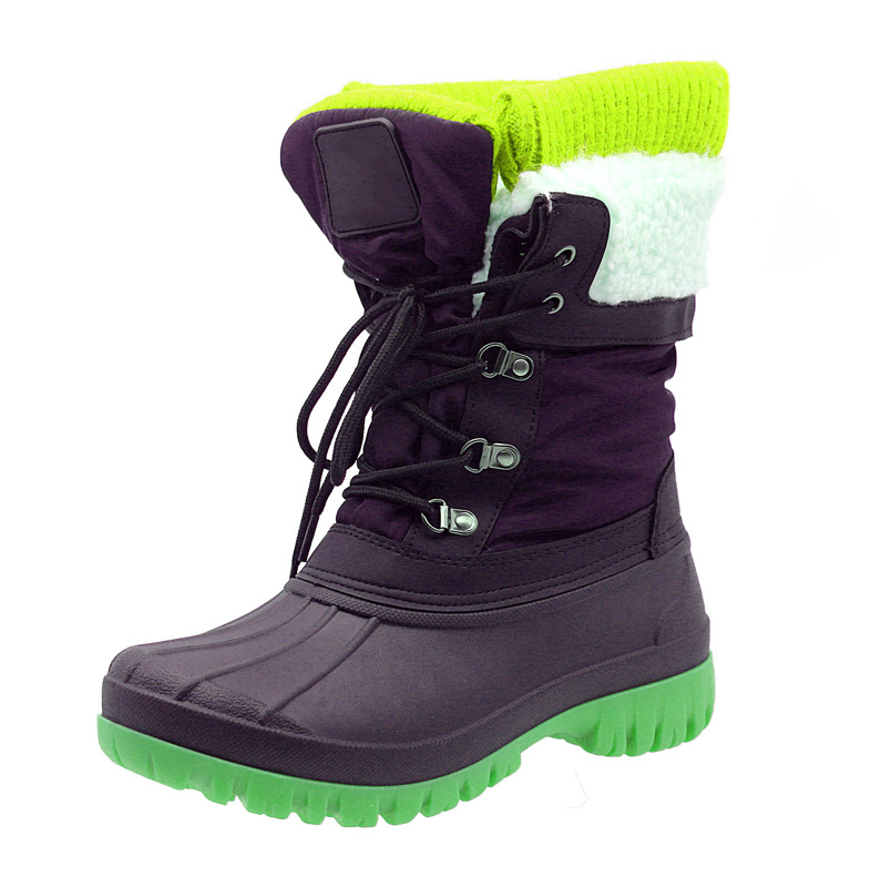 Custom waterproof winter boots for ladies whlesale