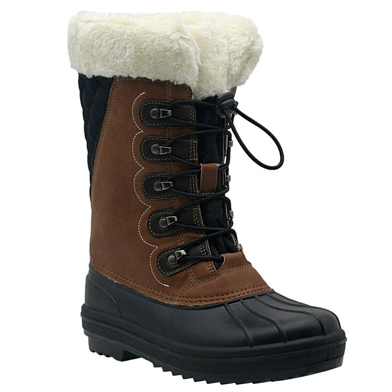 Custom waterproof winter boots for ladies whlesale