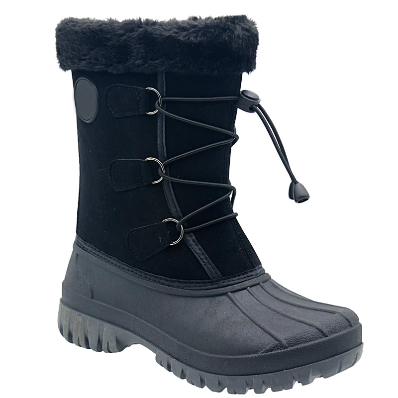 Custom waterproof winter boots for ladies whlesale