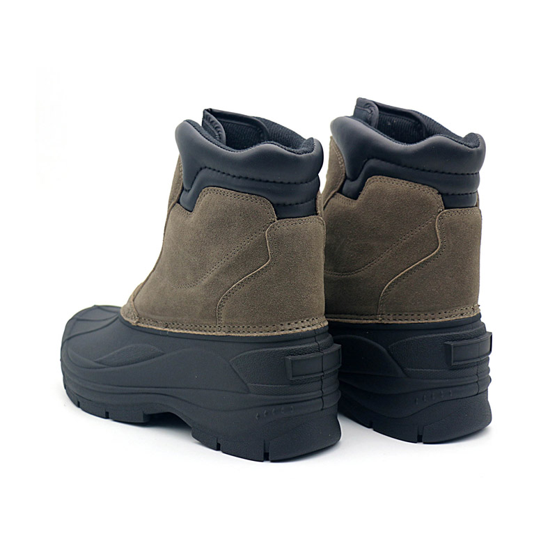 Warm mid calf Outdoor waterproof snow boots for men