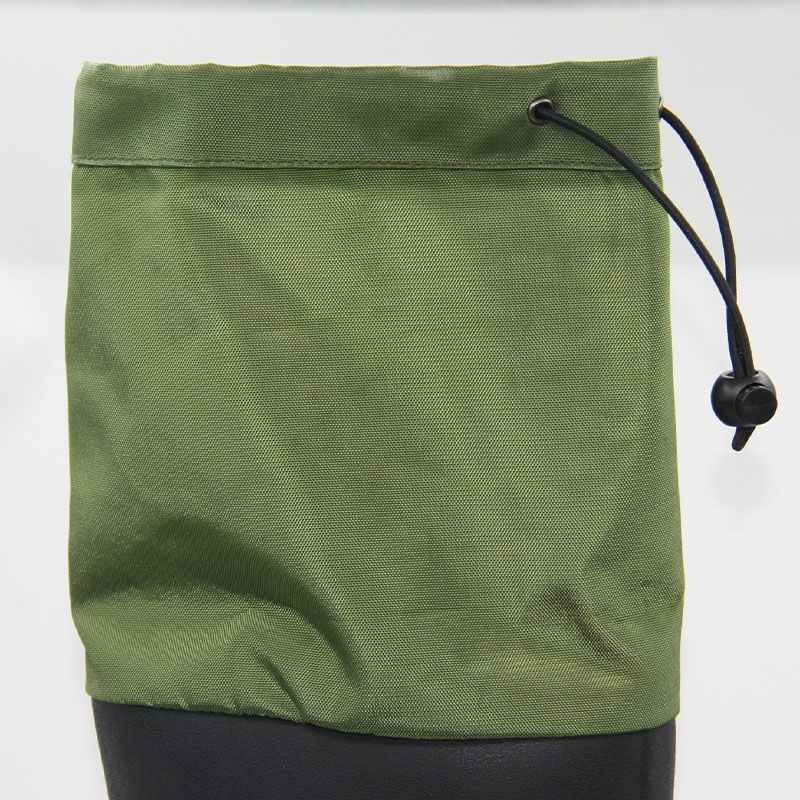 Adjustable height chunky sole vulcanized rubber boots for men