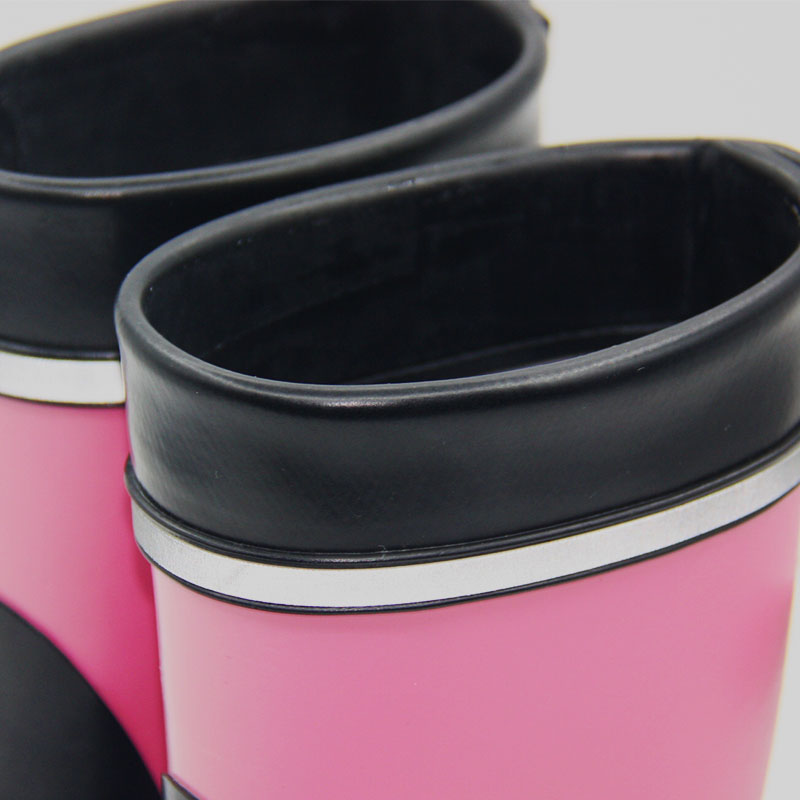 Nordic wide toe last toddler rubber boots with reflective strip