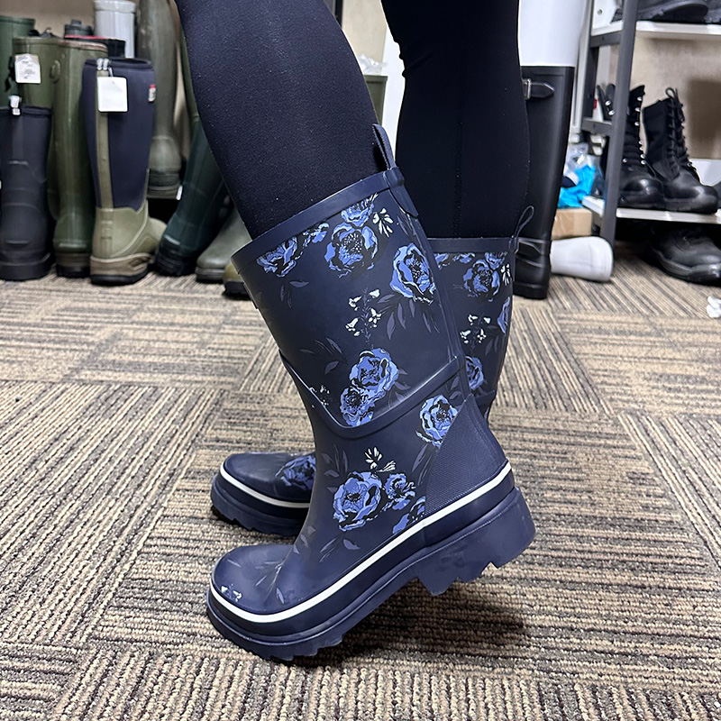 OEM print patterns ladies rubber wellington boots