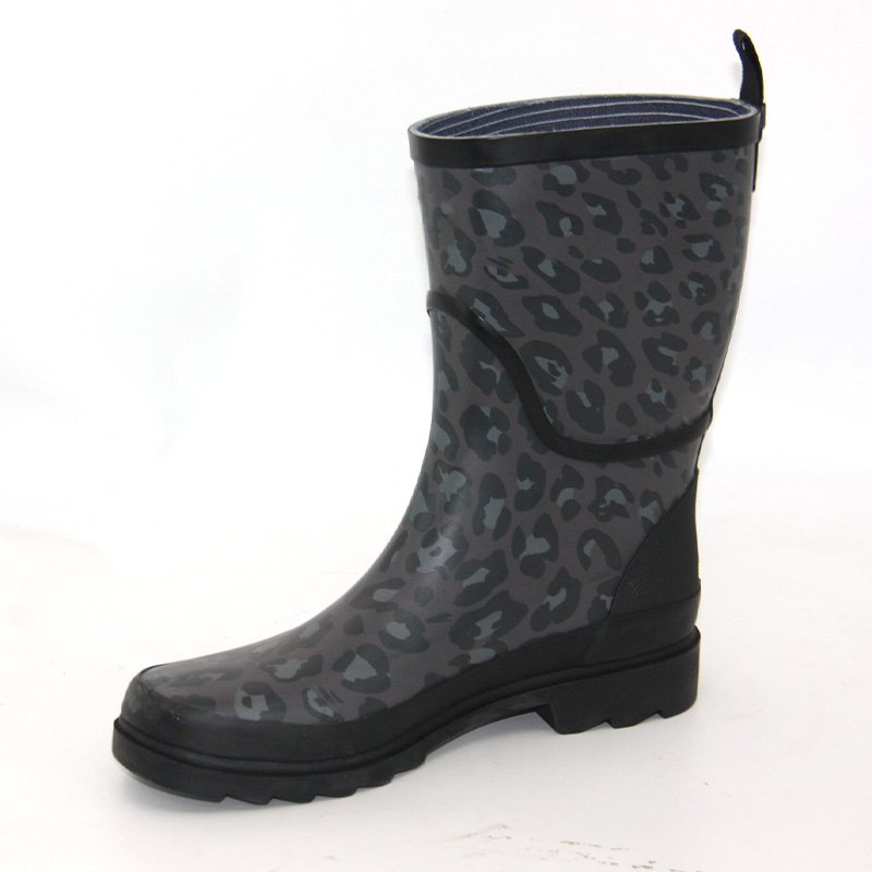 OEM print patterns ladies rubber wellington boots