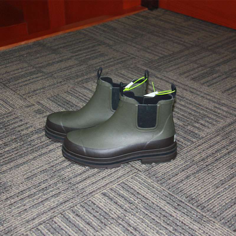 Venta caliente impermeable tobillo wellington botas mujeres