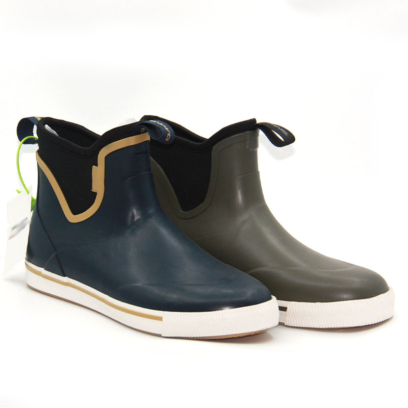 남자를 위한 주문 상표 로고 발목 비 부츠