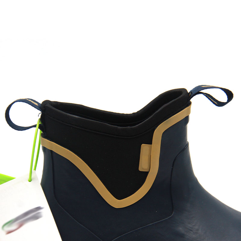 カスタムブランドロゴの男性のための足首雨ブーツ